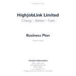 Image: Business Plan Creator: Godwin Fafemi | Credit: Highjoblink Images